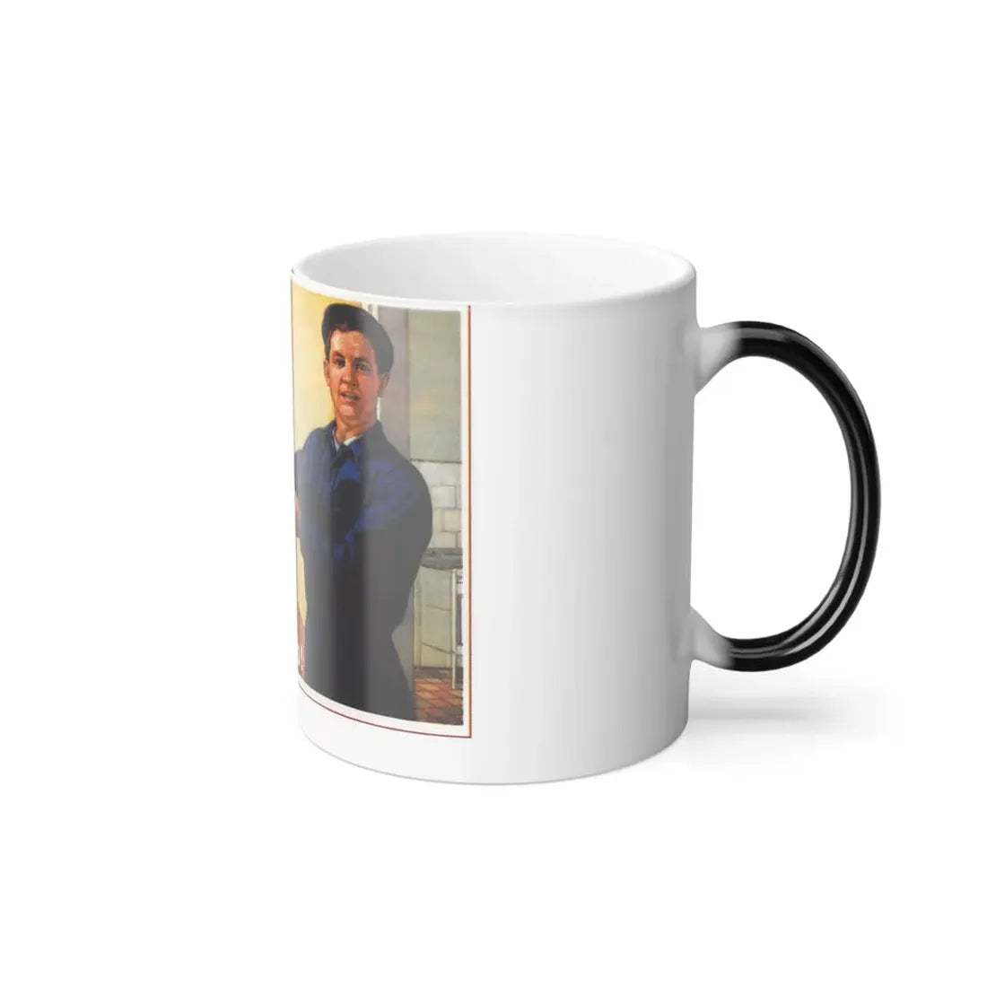Soviet Era Poster 580 - Color Changing Mug 11oz - Go Mug Yourself