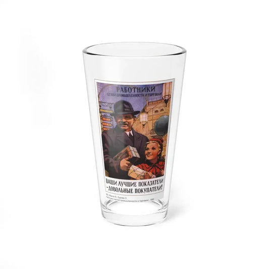 Soviet Era Poster 583 - Pint Glass 16oz 16oz - Go Mug Yourself