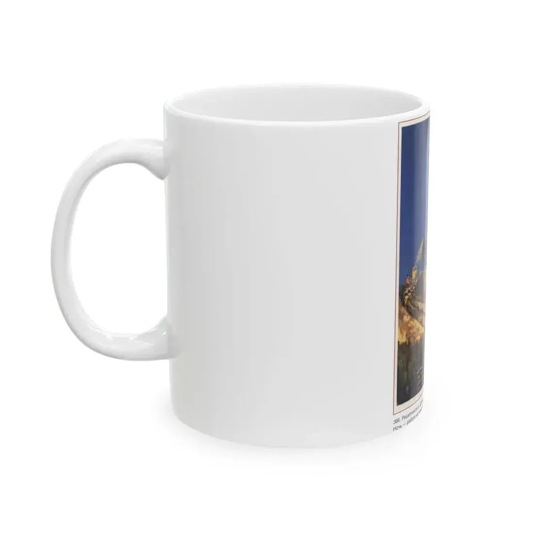 Soviet Era Poster 586 - White Coffee Mug - Go Mug Yourself