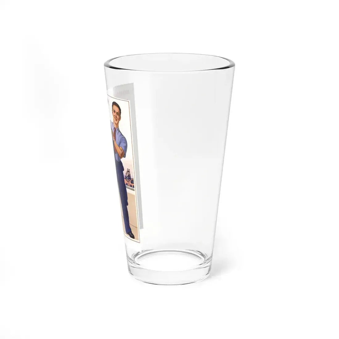 Soviet Era Poster 594 - Pint Glass 16oz - Go Mug Yourself