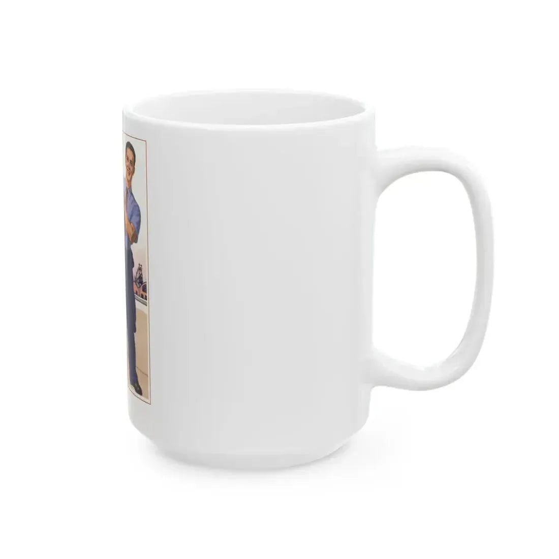 Soviet Era Poster 594 - White Coffee Mug - Go Mug Yourself