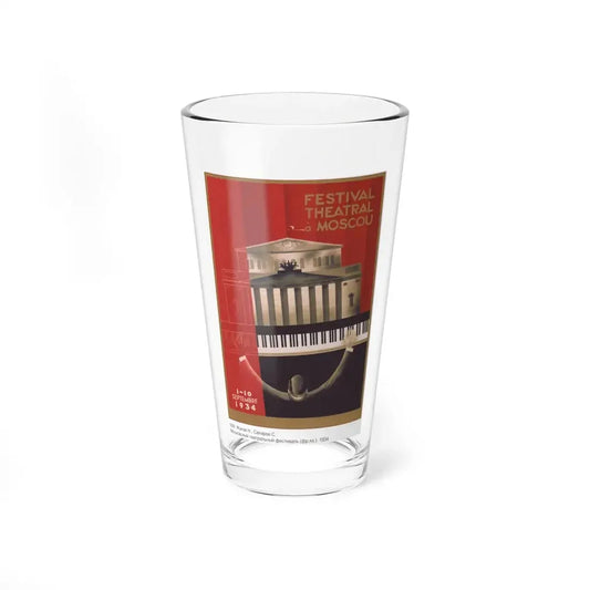 Soviet Era Poster 60 - Pint Glass 16oz 16oz - Go Mug Yourself