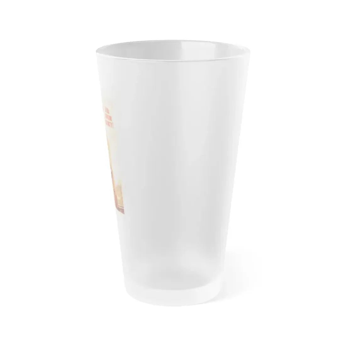 Soviet Era Poster 80 - Frosted Pint Glass 16oz - Go Mug Yourself