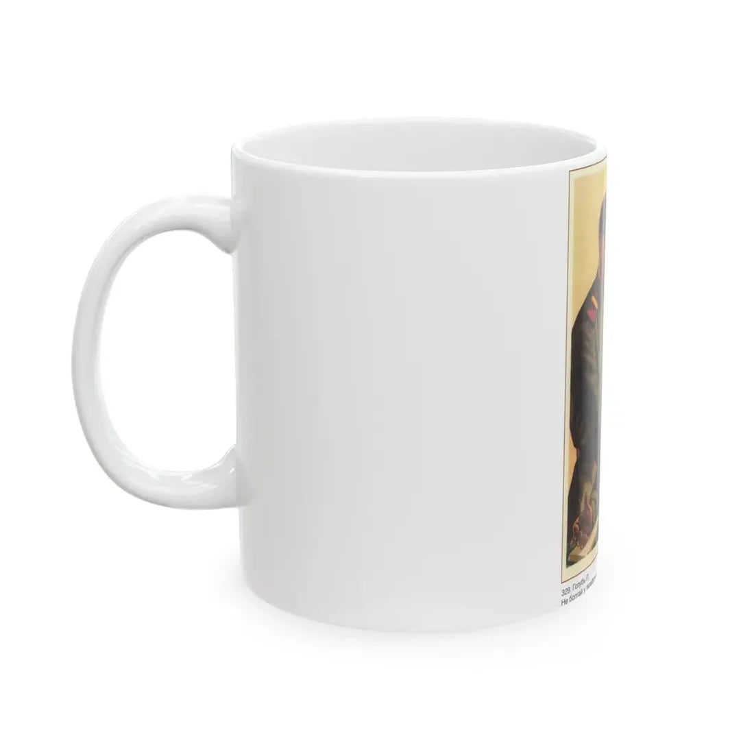 Soviet Era Poster 85 - White Coffee Mug - Go Mug Yourself