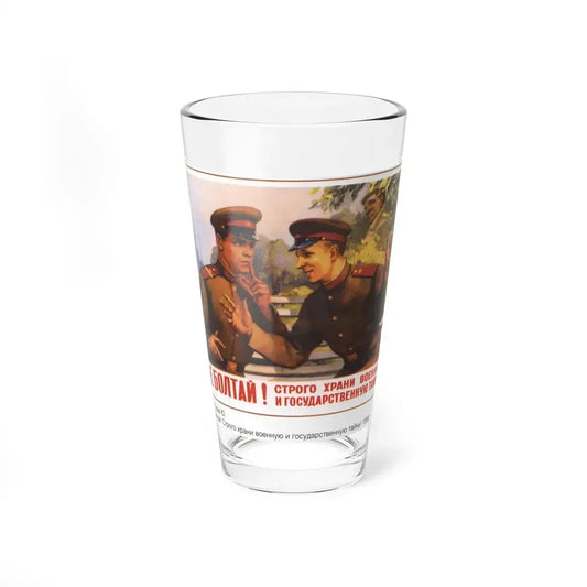 Soviet Era Poster 89 - Pint Glass 16oz 16oz - Go Mug Yourself