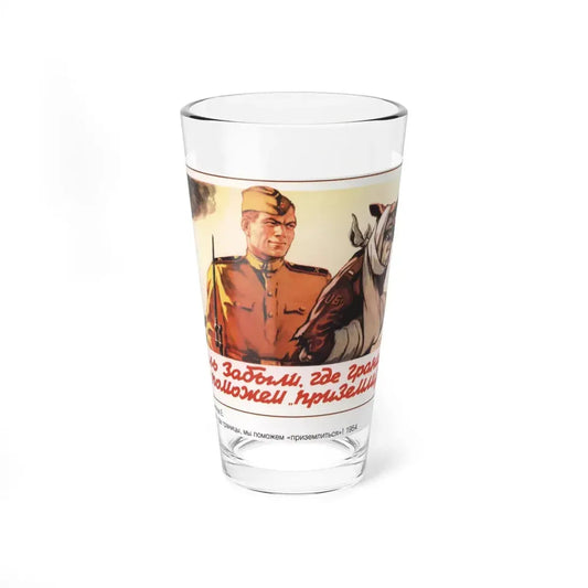 Soviet Era Poster 91 - Pint Glass 16oz 16oz - Go Mug Yourself