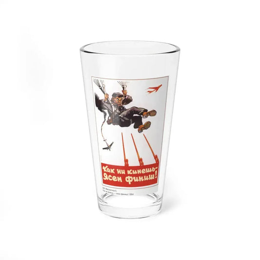 Soviet Era Poster 93 - Pint Glass 16oz 16oz - Go Mug Yourself