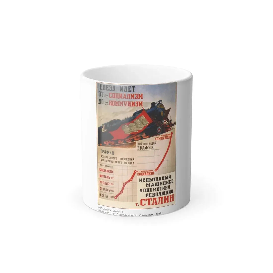 Soviet Era Poster 99 - Color Changing Mug 11oz 11oz - Go Mug Yourself