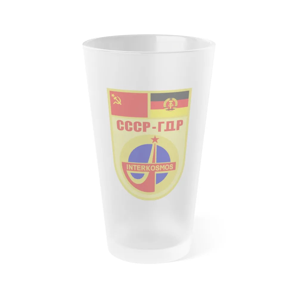 Soyuz 31 (Soyuz Space Programme) Frosted Pint Glass 16oz-Go Mug Yourself