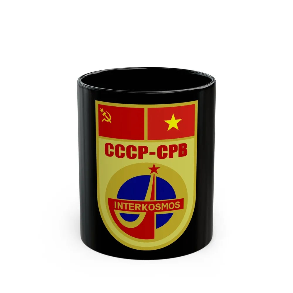 Soyuz 37 (Soyuz Programme) Black Coffee Mug-11oz-Go Mug Yourself
