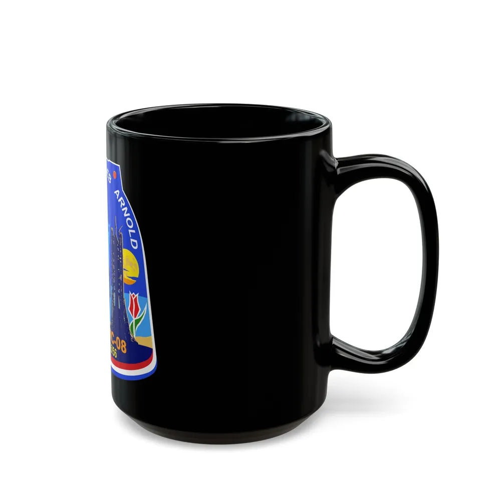 Soyuz MS-08 (Soyuz Programme) Black Coffee Mug-Go Mug Yourself