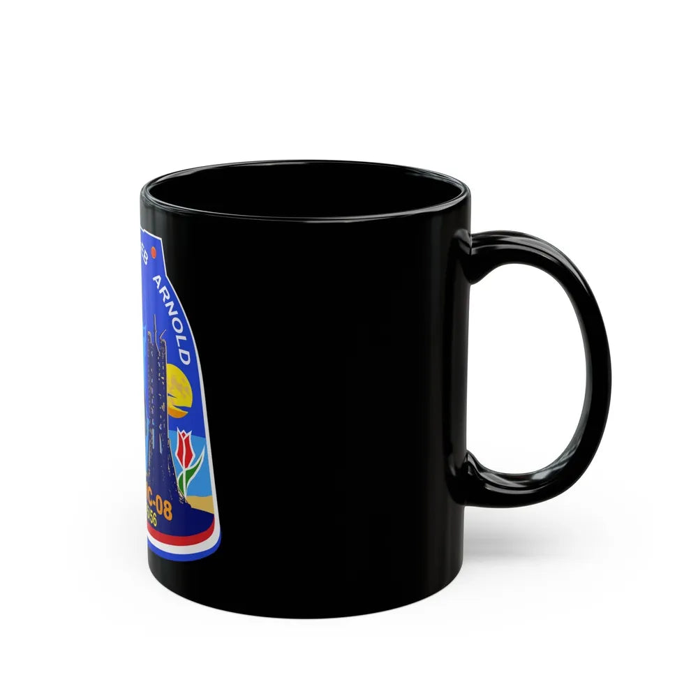 Soyuz MS-08 (Soyuz Programme) Black Coffee Mug-Go Mug Yourself