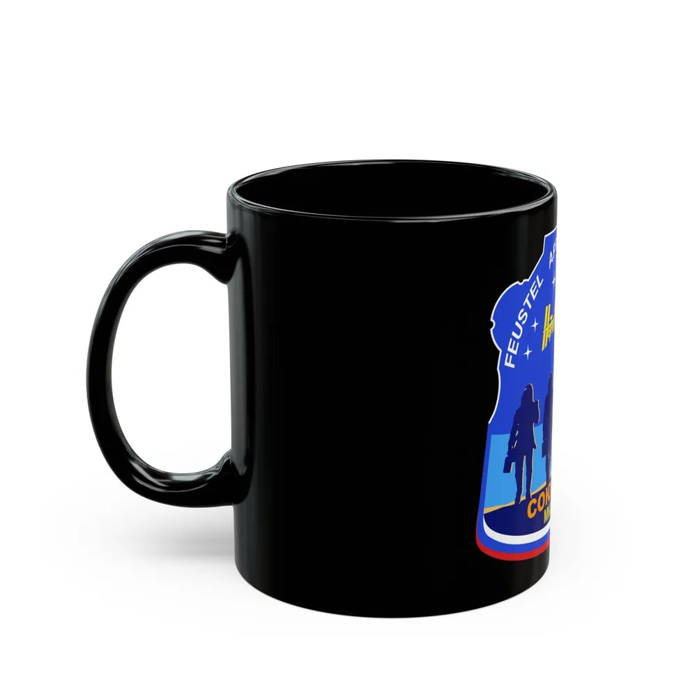 Soyuz MS-08 (Soyuz Programme) Black Coffee Mug-Go Mug Yourself