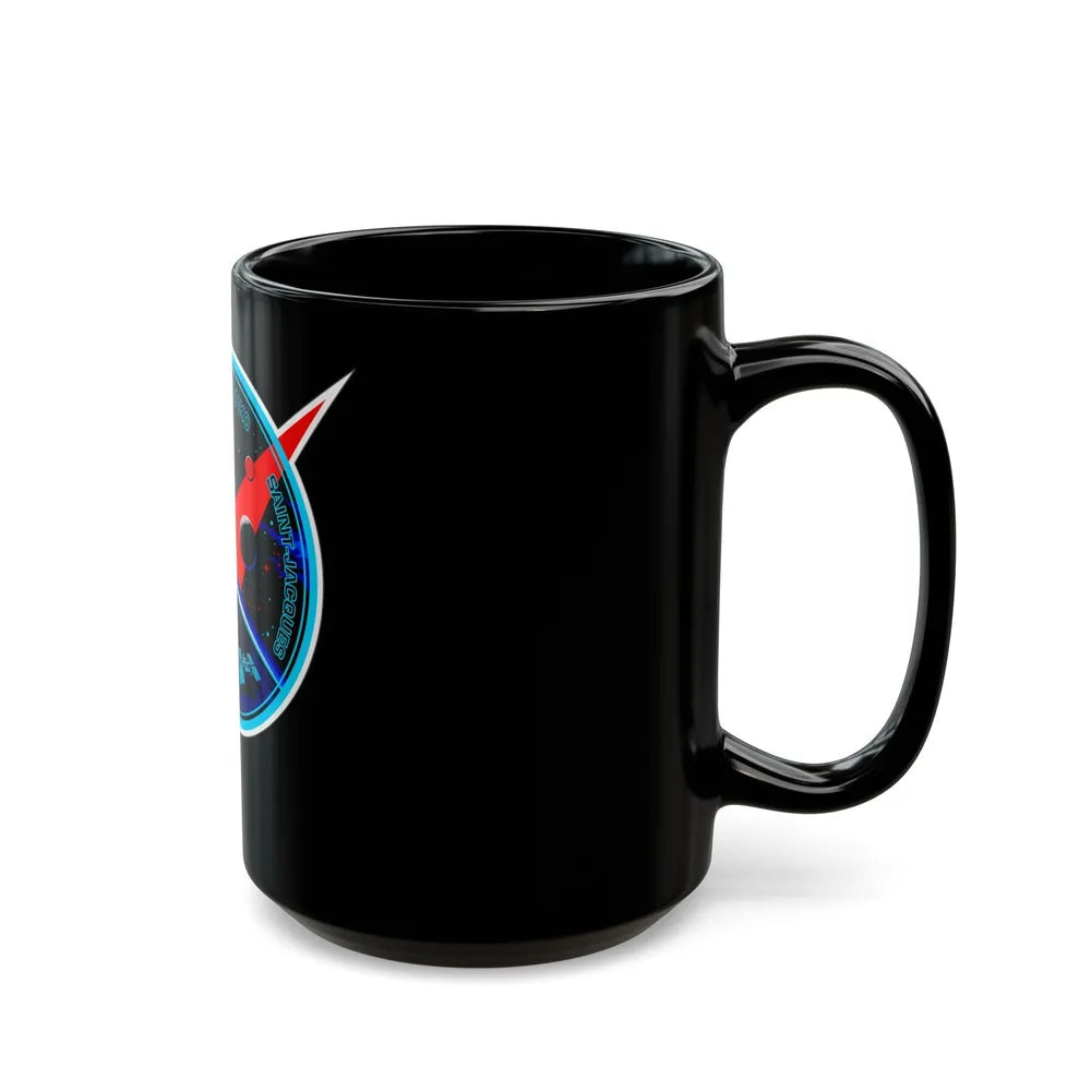 Soyuz MS-11 (Soyuz Programme) Black Coffee Mug-Go Mug Yourself