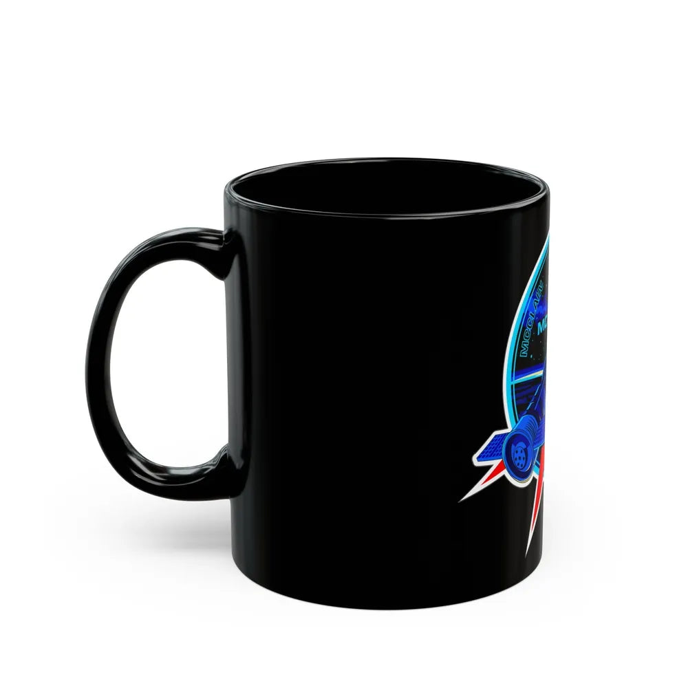 Soyuz MS-11 (Soyuz Programme) Black Coffee Mug-Go Mug Yourself