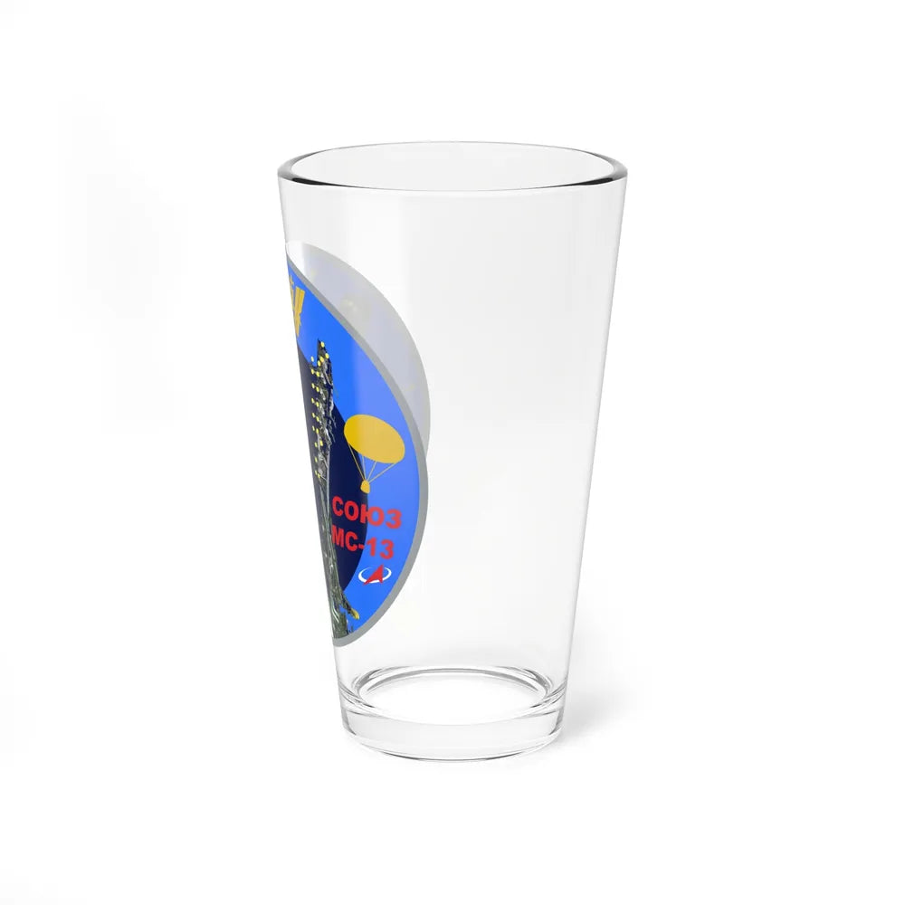 Soyuz MS-13 (Soyuz Space Programme) Pint Glass 16oz - Go Mug Yourself