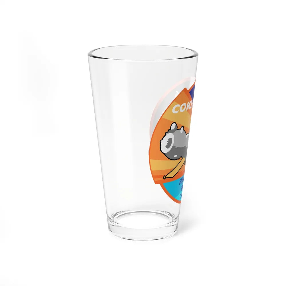 Soyuz MS-16 (Soyuz Space Programme) Pint Glass 16oz - Go Mug Yourself