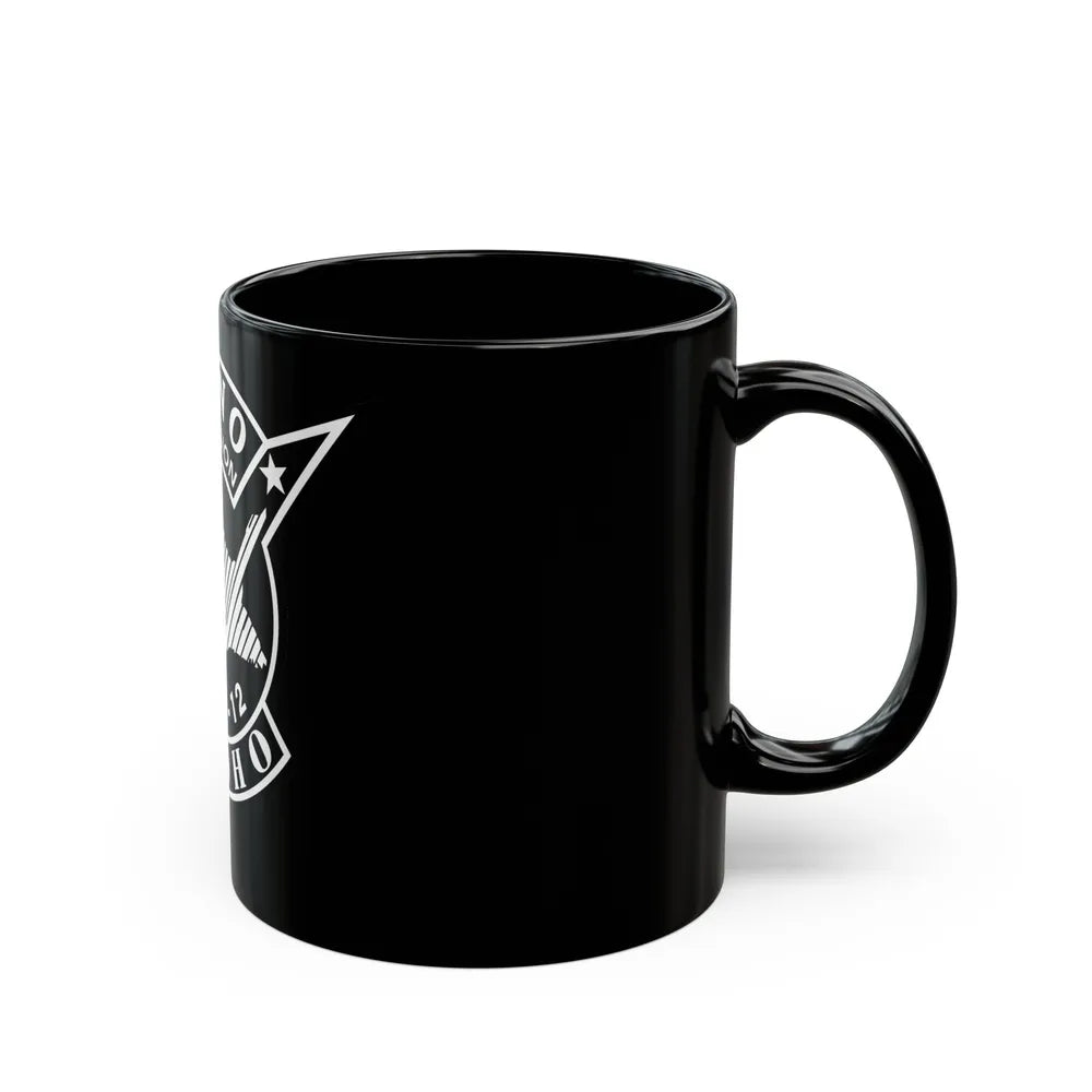 Soyuz TM-12 (Soyuz Programme) Black Coffee Mug-Go Mug Yourself