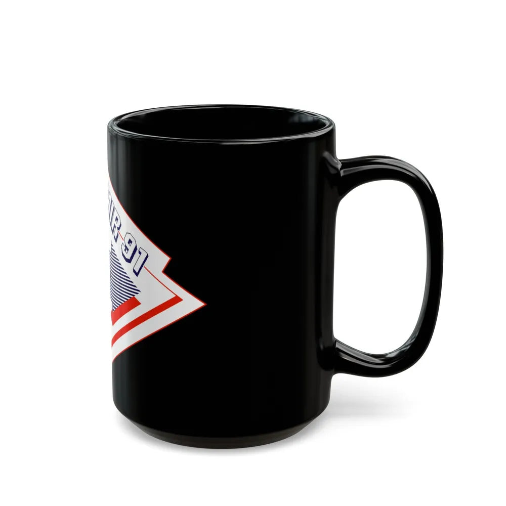 Soyuz TM-13 (Soyuz Programme) Black Coffee Mug-Go Mug Yourself