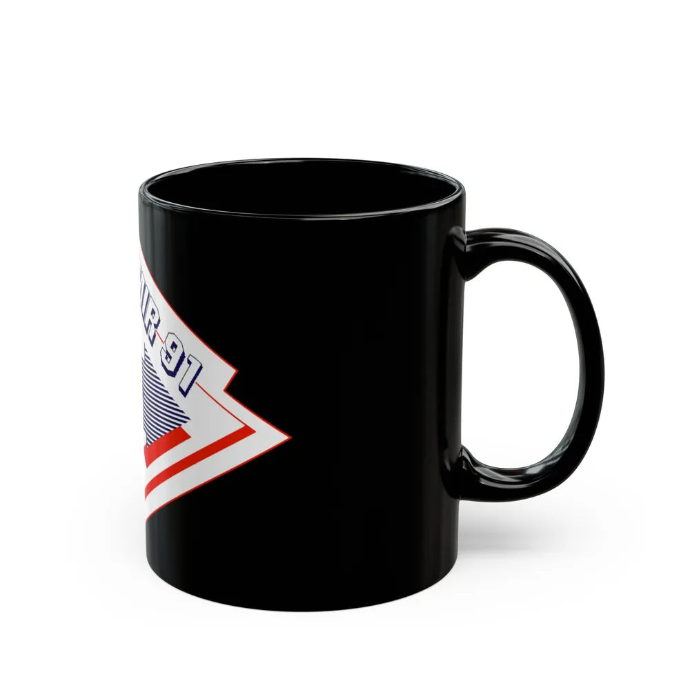 Soyuz TM-13 (Soyuz Programme) Black Coffee Mug-Go Mug Yourself