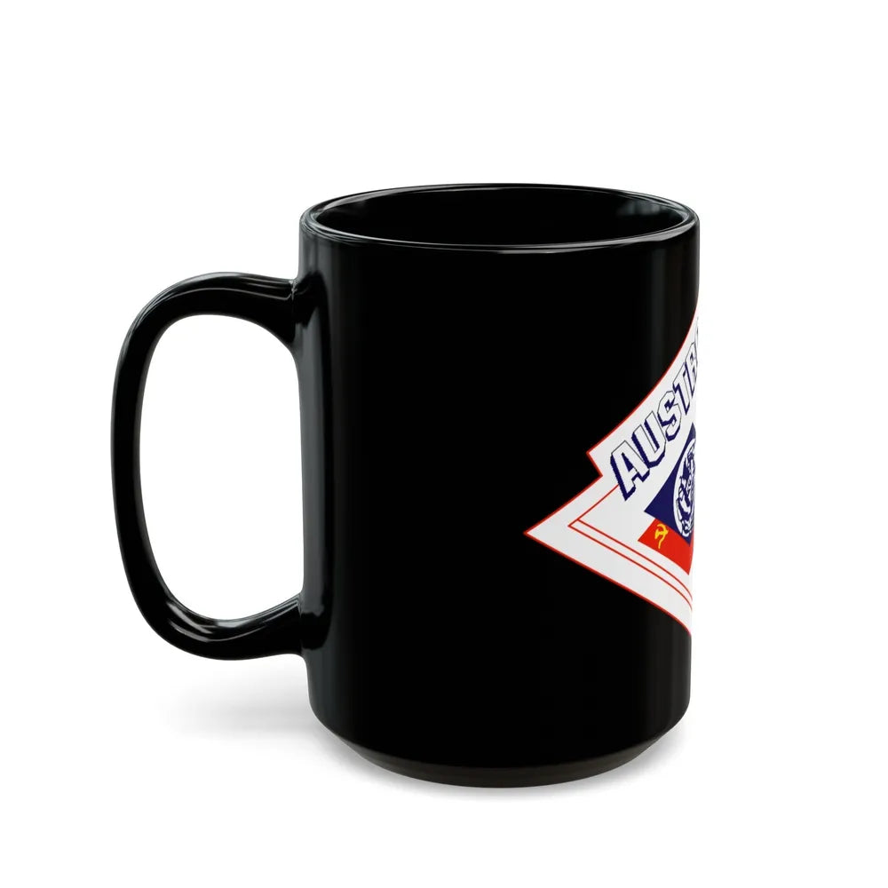 Soyuz TM-13 (Soyuz Programme) Black Coffee Mug-Go Mug Yourself