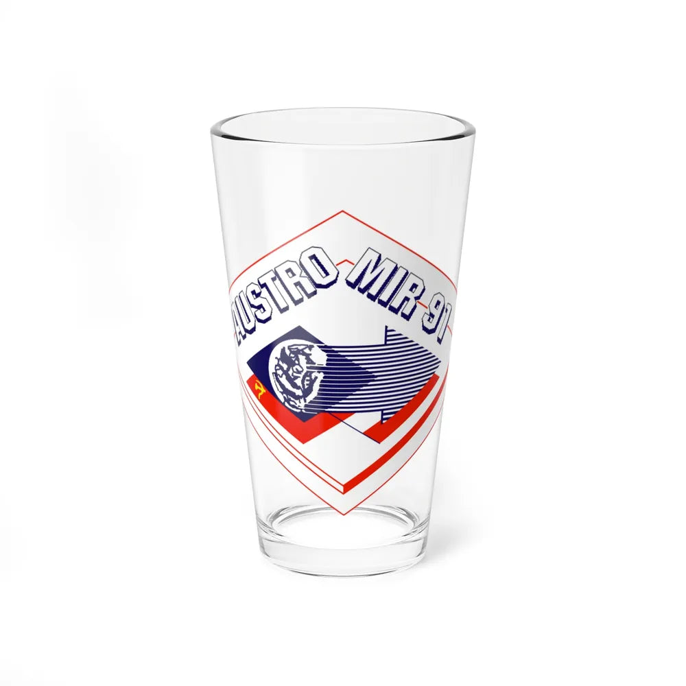 Soyuz TM-13 (Soyuz Space Programme) Pint Glass 16oz 16oz - Go Mug Yourself