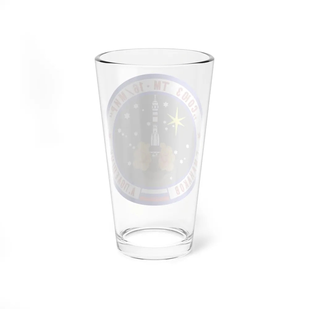 Soyuz TM-16 (Soyuz Space Programme) Pint Glass 16oz - Go Mug Yourself