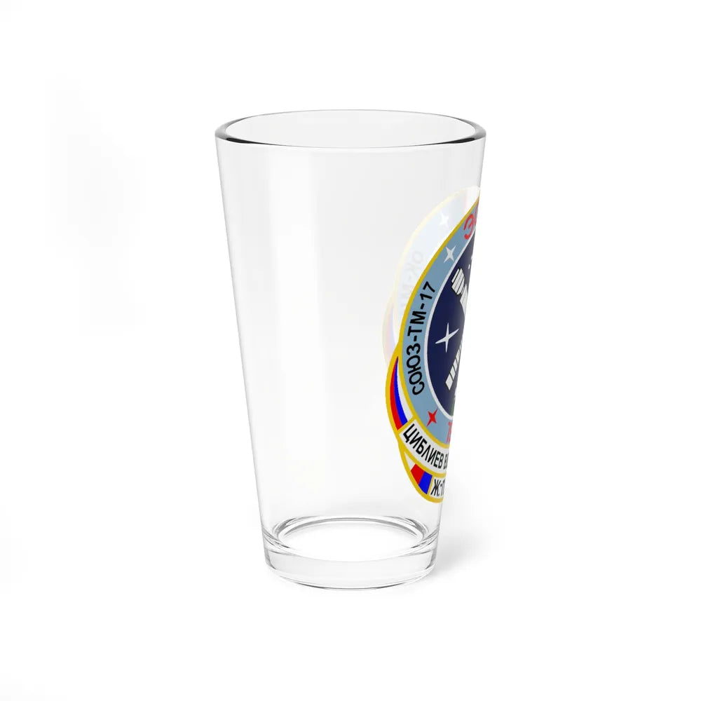 Soyuz TM-17 (Soyuz Space Programme) Pint Glass 16oz - Go Mug Yourself