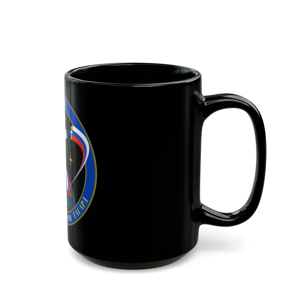 Soyuz TM-21 (Soyuz Programme) Black Coffee Mug-Go Mug Yourself