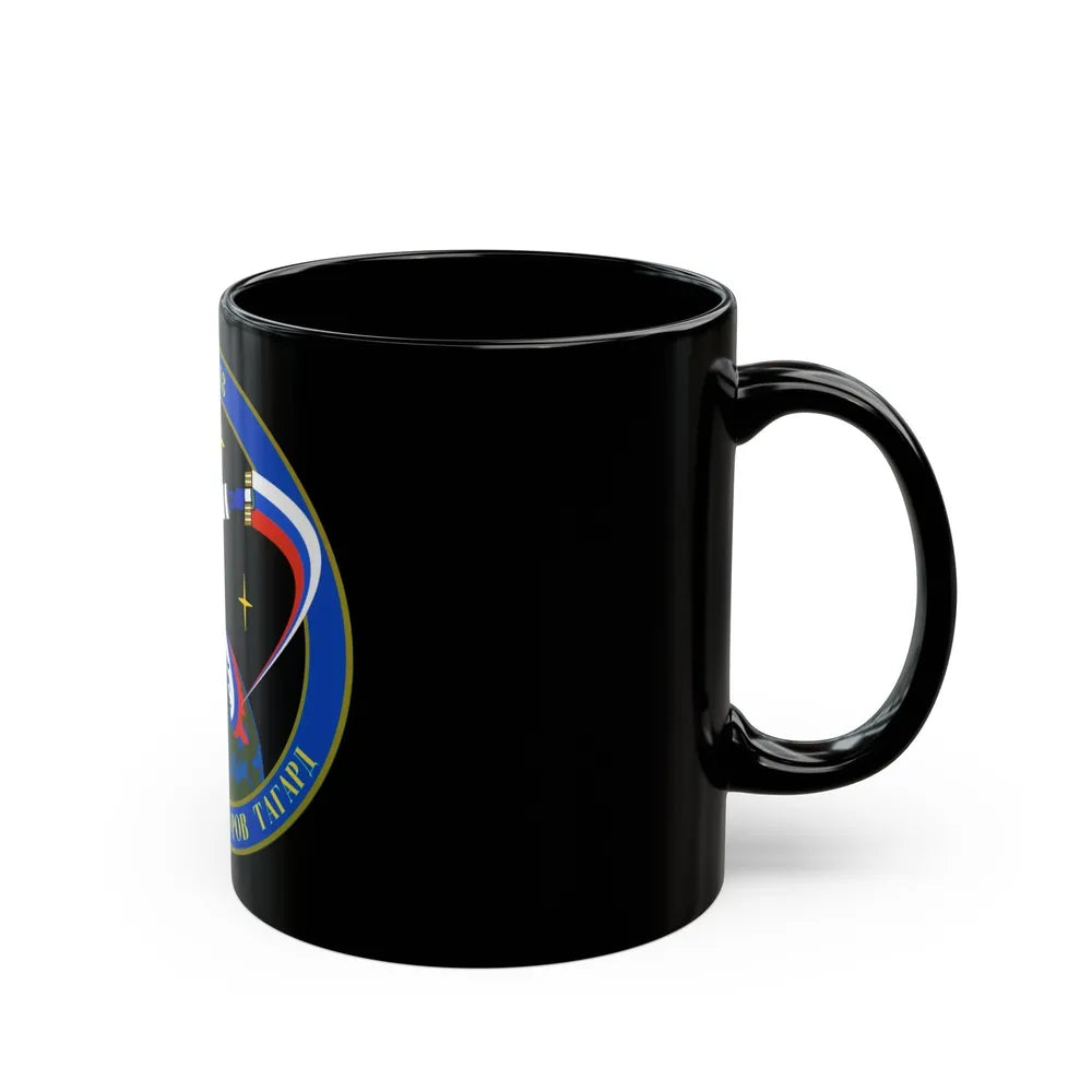 Soyuz TM-21 (Soyuz Programme) Black Coffee Mug-Go Mug Yourself