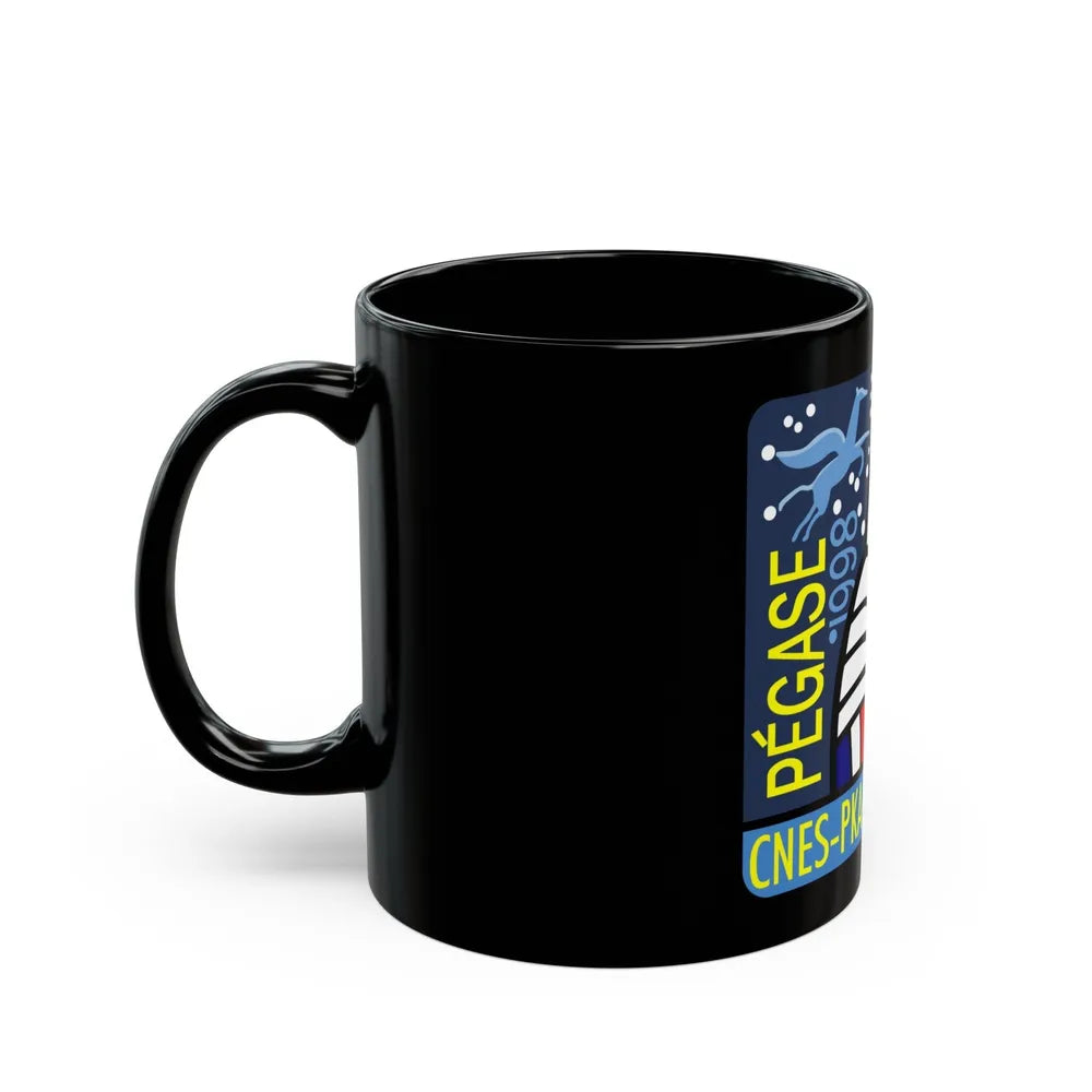 Soyuz TM-27 (Soyuz Programme) Black Coffee Mug-Go Mug Yourself