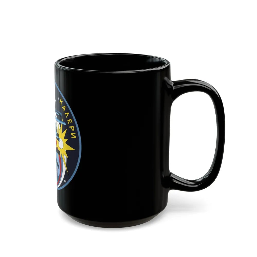 Soyuz TM-30 (Soyuz Programme) Black Coffee Mug-Go Mug Yourself