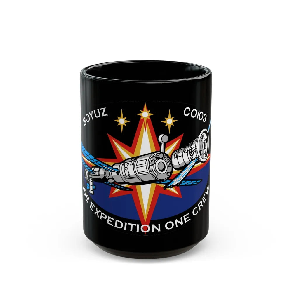 Soyuz TM-31 (Soyuz Programme) Black Coffee Mug-15oz-Go Mug Yourself