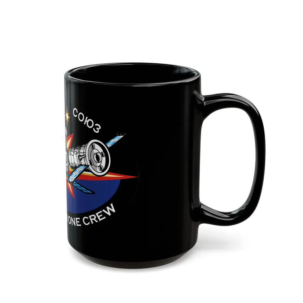 Soyuz TM-31 (Soyuz Programme) Black Coffee Mug-Go Mug Yourself