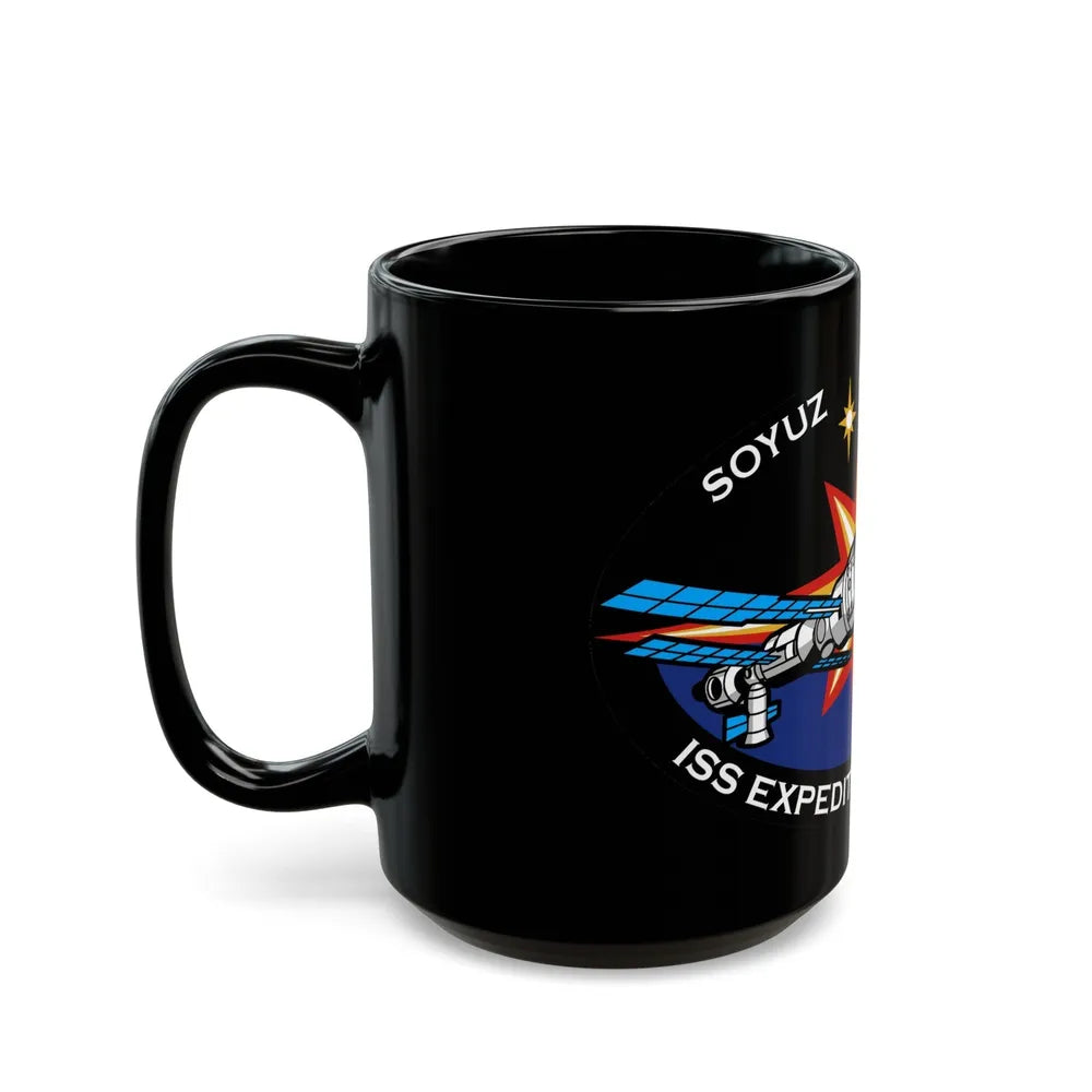 Soyuz TM-31 (Soyuz Programme) Black Coffee Mug-Go Mug Yourself