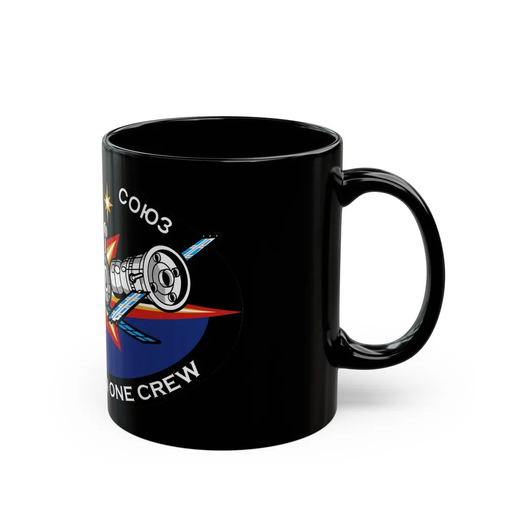 Soyuz TM-31 (Soyuz Programme) Black Coffee Mug-Go Mug Yourself