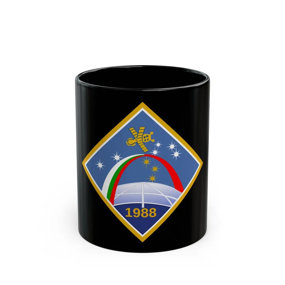 Soyuz TM-5 (Soyuz Programme) Black Coffee Mug-11oz-Go Mug Yourself