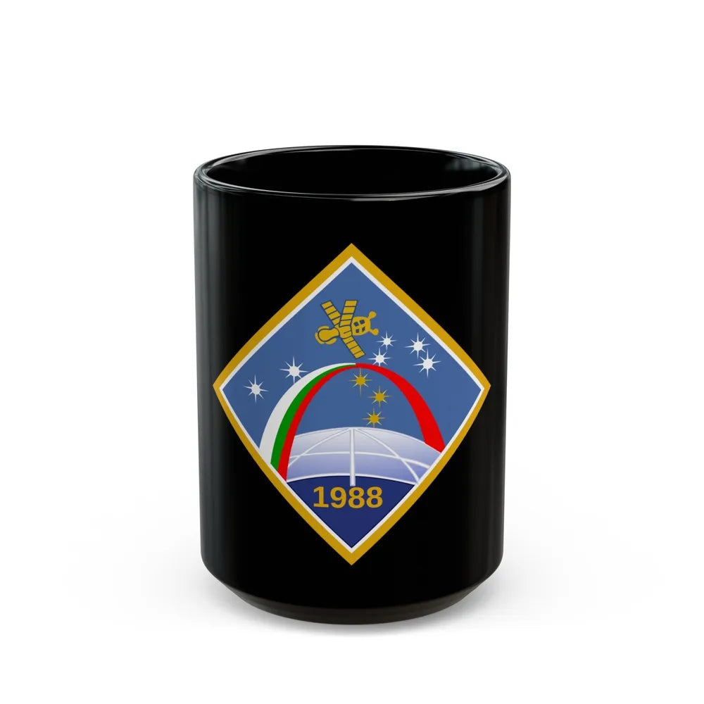 Soyuz TM-5 (Soyuz Programme) Black Coffee Mug-15oz-Go Mug Yourself