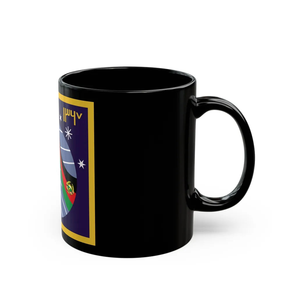 Soyuz TM-6 (Soyuz Programme) Black Coffee Mug-Go Mug Yourself