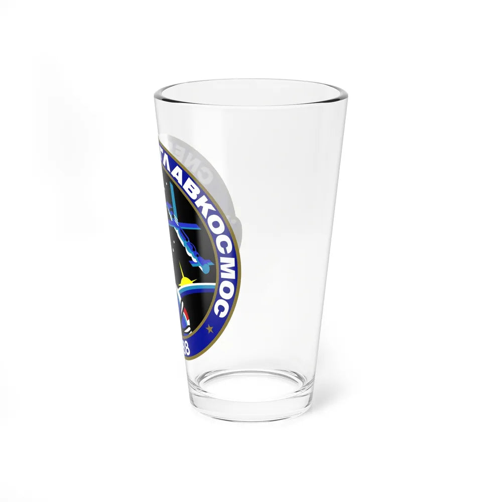 Soyuz TM-7 (Soyuz Space Programme) Pint Glass 16oz - Go Mug Yourself
