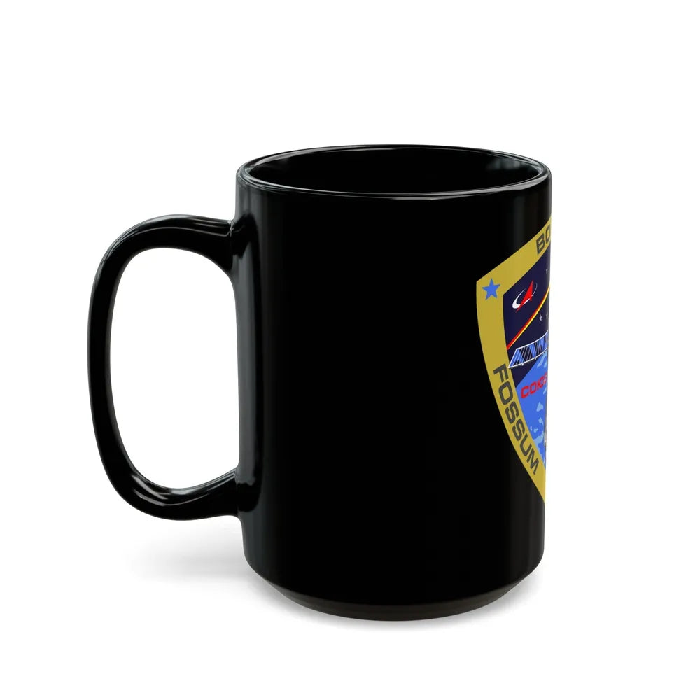 Soyuz TMA-02M (Soyuz Programme) Black Coffee Mug-Go Mug Yourself