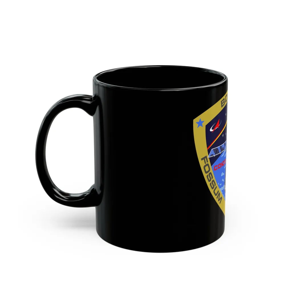 Soyuz TMA-02M (Soyuz Programme) Black Coffee Mug-Go Mug Yourself