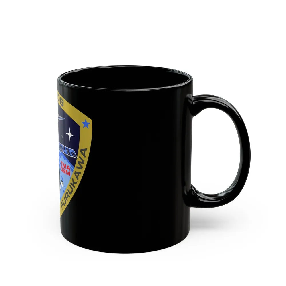 Soyuz TMA-02M (Soyuz Programme) Black Coffee Mug-Go Mug Yourself