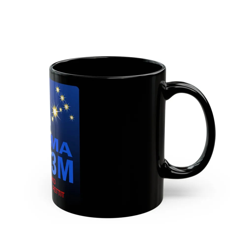 Soyuz TMA-03M (Soyuz Programme) Black Coffee Mug-Go Mug Yourself