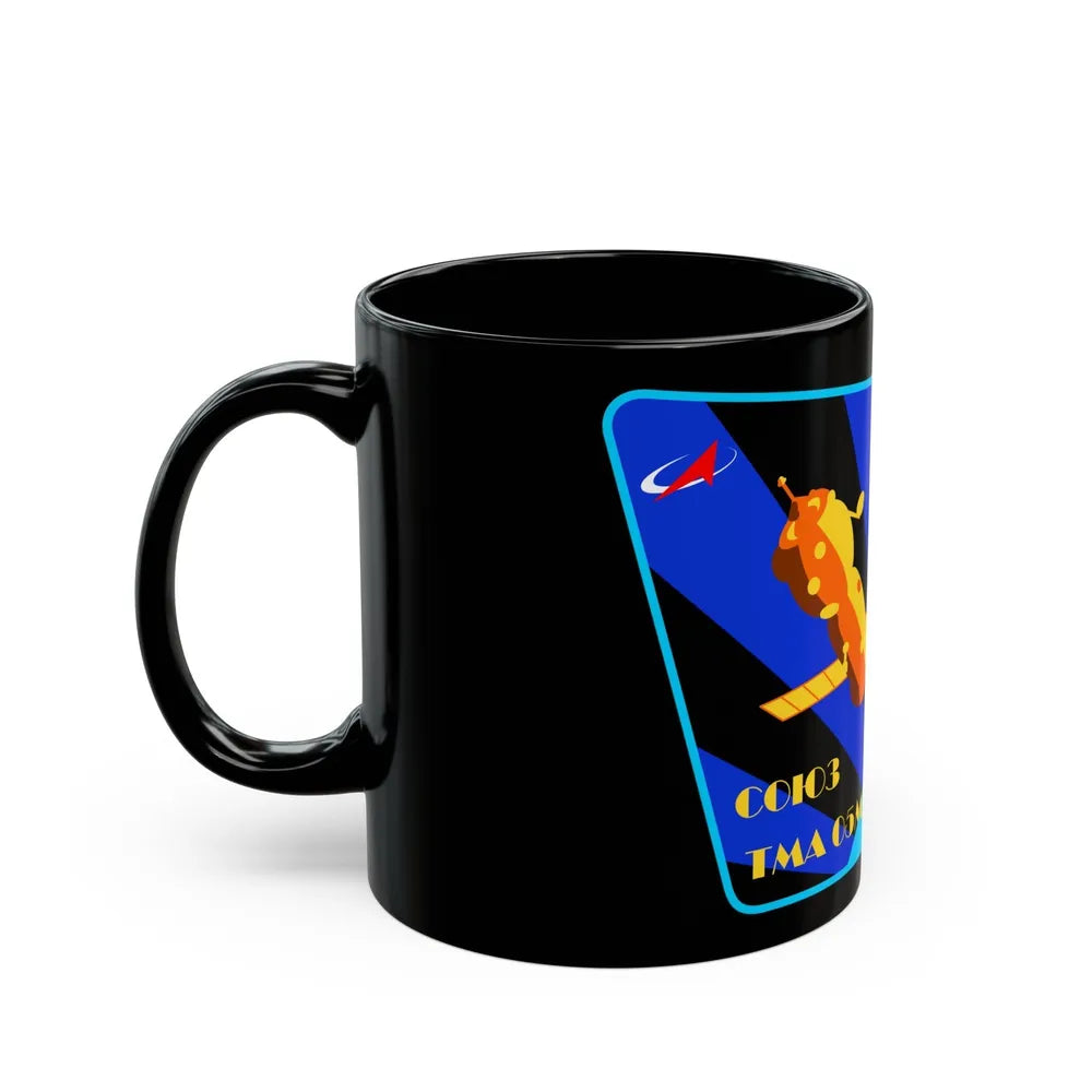 Soyuz TMA-05M (Soyuz Programme) Black Coffee Mug-Go Mug Yourself