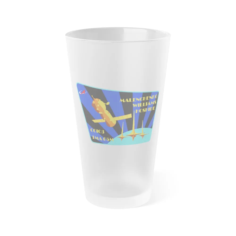 Soyuz TMA-05M (Soyuz Space Programme) Frosted Pint Glass 16oz-Go Mug Yourself