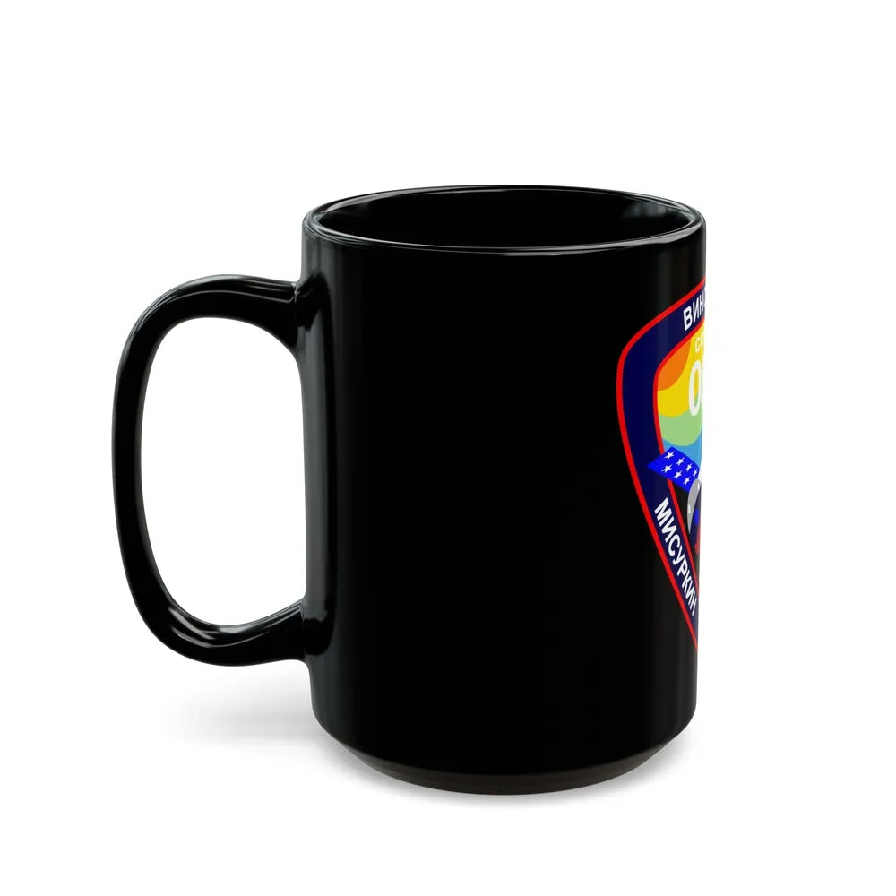 Soyuz TMA-08M (Soyuz Programme) Black Coffee Mug-Go Mug Yourself
