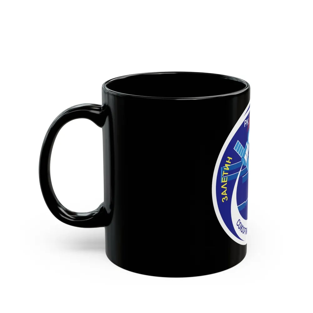 Soyuz TMA-1 (Soyuz Programme) Black Coffee Mug-Go Mug Yourself
