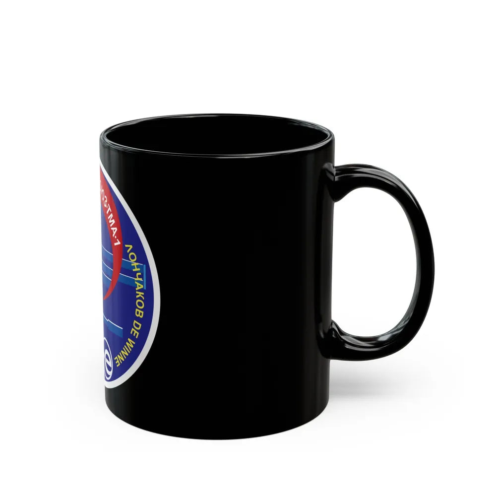 Soyuz TMA-1 (Soyuz Programme) Black Coffee Mug-Go Mug Yourself