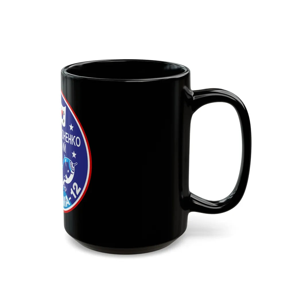 Soyuz TMA-12 (Soyuz Programme) Black Coffee Mug-Go Mug Yourself